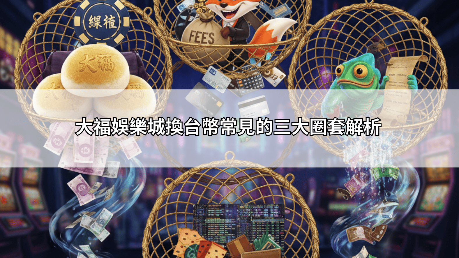 大福娛樂城換台幣常見的三大圈套解析